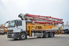 XCMG Schwing concrete pump truck HB50V China new 50m concrete truck with benz chassis price